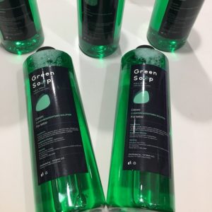 Nước vệ sinh hình xăm green soap